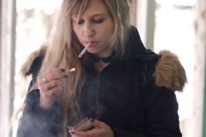 Woman Smoking