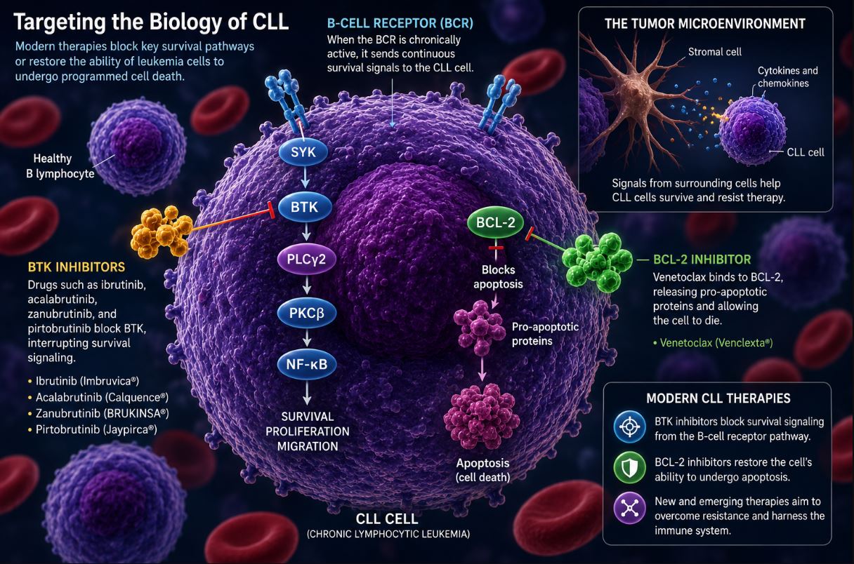 The Science Behind Drugs to Treat CLL: How Biological Understanding Transformed Therapy
