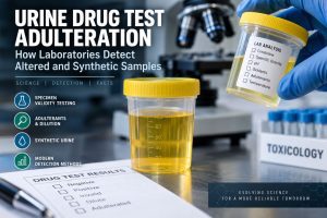 Urine Drug Test Adulteration: How Laboratories Detect Altered and Synthetic Samples Urine Drug Test Adulteration: How Laboratories Detect Altered and Synthetic Samples